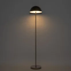 QAZQA staande buitenlampen keira bruin geïntegreerde led