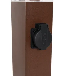 QAZQA staande buitenlampen malios bronskleurig e27