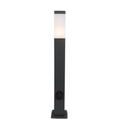 Buitenverlichting|Staande Lampen-QAZQA staande buitenlampen malios zwart e27