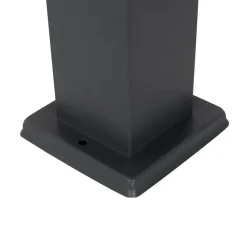 Buitenverlichting|Staande Lampen-QAZQA staande buitenlampen malios zwart e27
