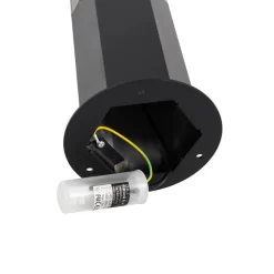 Staande Lampen-QAZQA staande buitenlampen denmark zwart e27