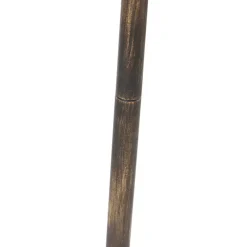 Staande Lampen-QAZQA staande buitenlampen new haven goudkleurig e27