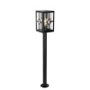 Staande Lampen-QAZQA staande buitenlampen dover zwart e27