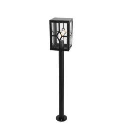 Staande Lampen-QAZQA staande buitenlampen dover zwart e27