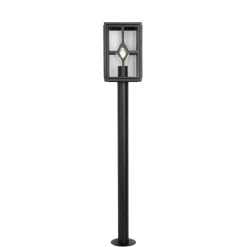 Staande Lampen-QAZQA staande buitenlampen dover zwart e27