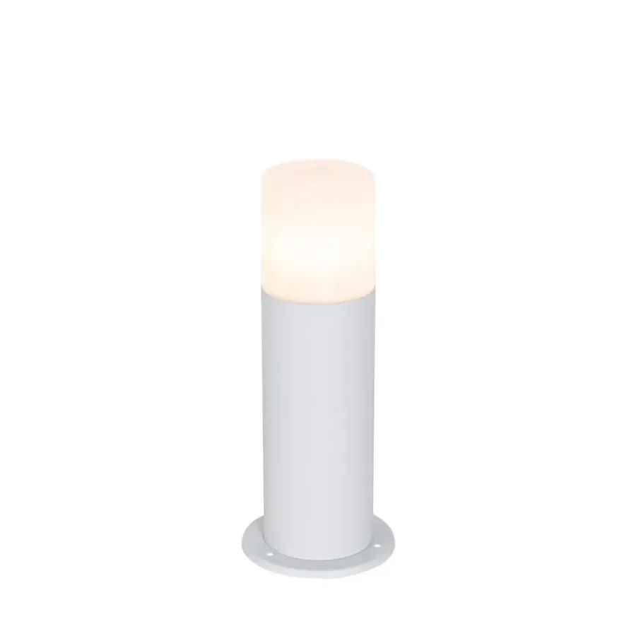 QAZQA staande buitenlampen odense wit e27