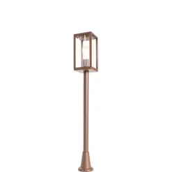 QAZQA staande buitenlampen charlois bronskleurig e27