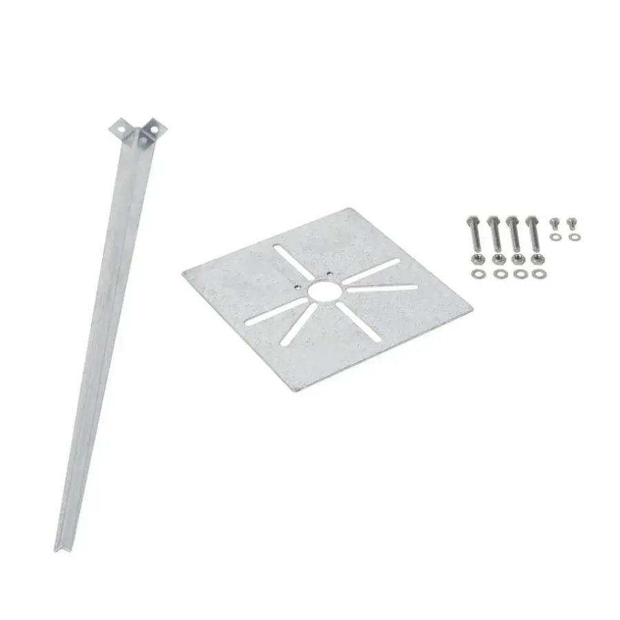 QAZQA staande buitenlampen charlois zwart e27
