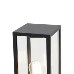 QAZQA staande buitenlampen charlois zwart e27