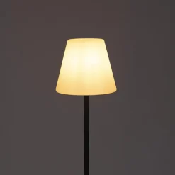 Staande Lampen-QAZQA staande buitenlampen virginia fl zwart e27