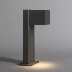 QAZQA staande buitenlampen baleno grijs gu10