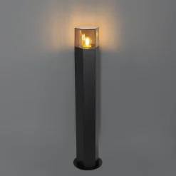 Staande Lampen-QAZQA staande buitenlampen denmark zwart e27