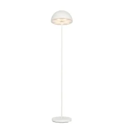 Buitenverlichting|Staande Lampen-QAZQA staande buitenlampen keira wit geïntegreerde led