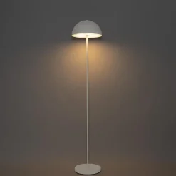 Buitenverlichting|Staande Lampen-QAZQA staande buitenlampen keira wit geïntegreerde led