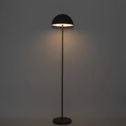 QAZQA staande buitenlampen keira zwart geïntegreerde led