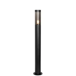 Buitenverlichting|Staande Lampen-QAZQA staande buitenlampen rox zwart e27
