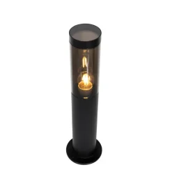 Staande Lampen-QAZQA staande buitenlampen rox zwart e27