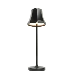 Tafellampen-QAZQA tafellampen granny retro zwart geïntegreerde led
