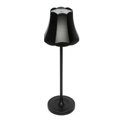 Tafellampen-QAZQA tafellampen granny retro zwart geïntegreerde led