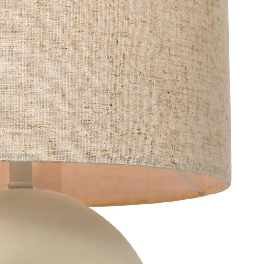 Tafellampen-QAZQA tafellampen lotti beige e27