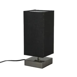 Tafellampen-QAZQA tafellampen milo tl zwart e14