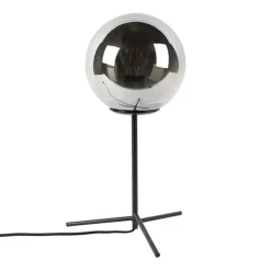 Tafellampen-QAZQA tafellampen pallon zilverkleurig e27