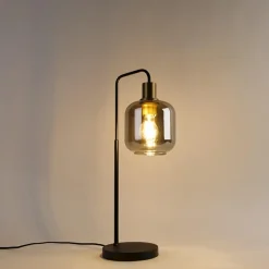 QAZQA tafellampen zuzanna goudkleurig e27