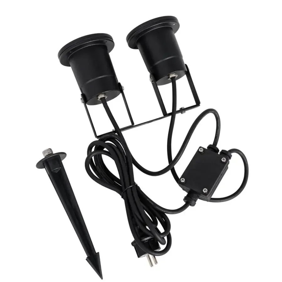 QAZQA tuinspots basic zwart gu10