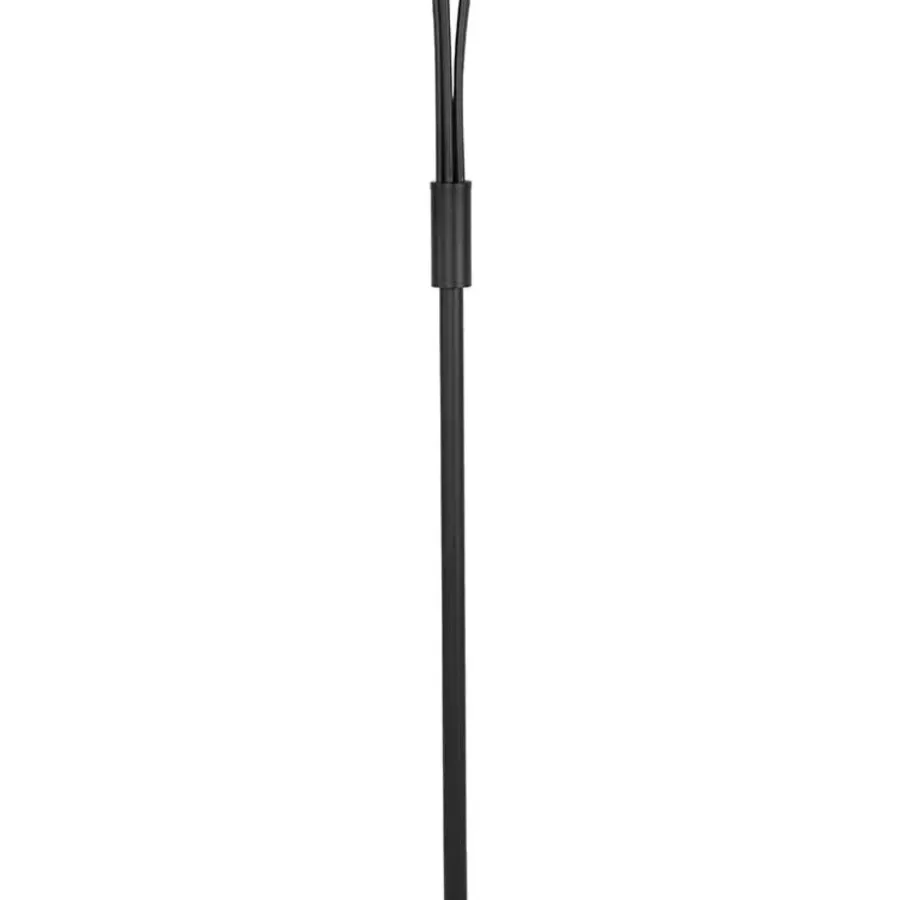 Staande Lampen-QAZQA vloerlampen athens zwart g9