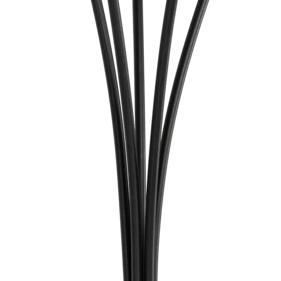 Staande Lampen-QAZQA vloerlampen athens zwart g9