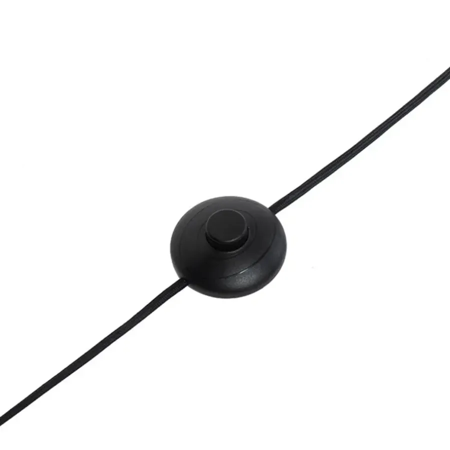 Staande Lampen-QAZQA vloerlampen athens zwart g9