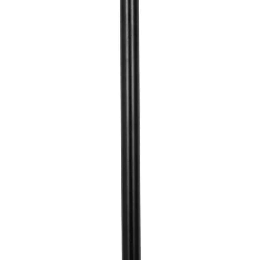 Staande Lampen-QAZQA vloerlampen ayesha zwart e27