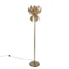 Staande Lampen-QAZQA vloerlampen botanica goudkleurig e27