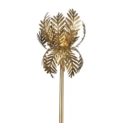 Staande Lampen-QAZQA vloerlampen botanica goudkleurig e27