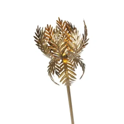 Staande Lampen-QAZQA vloerlampen botanica goudkleurig e27