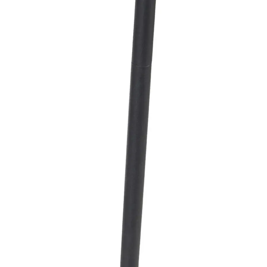 QAZQA vloerlampen botot zwart geïntegreerde led