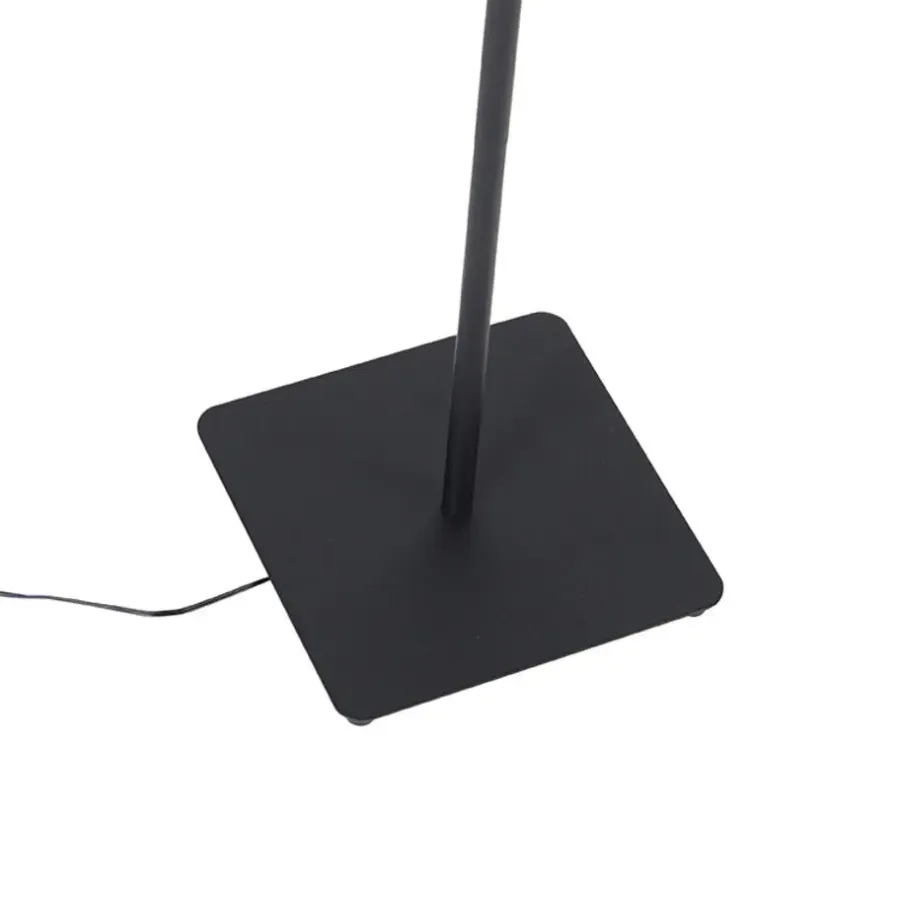 QAZQA vloerlampen botot zwart geïntegreerde led