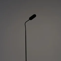 QAZQA vloerlampen botot zwart geïntegreerde led