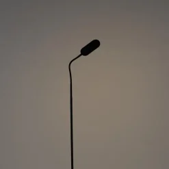 QAZQA vloerlampen botot zwart geïntegreerde led
