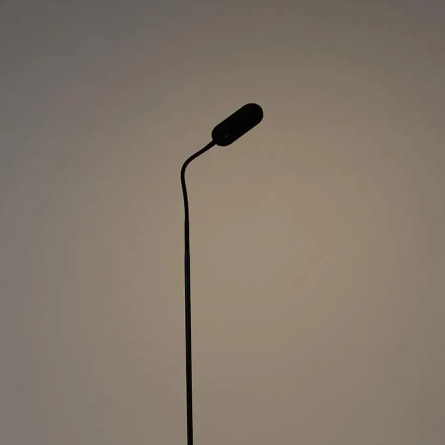 QAZQA vloerlampen botot zwart geïntegreerde led