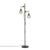 Staande Lampen-QAZQA vloerlampen chon zwart e27