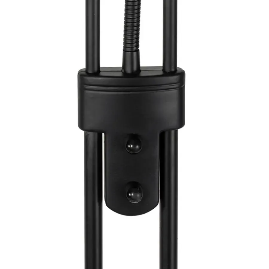 QAZQA vloerlampen diva zwart geïntegreerde led
