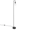 Staande Lampen-QAZQA vloerlampen facil zwart e27