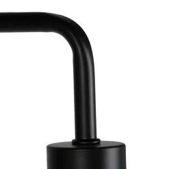 Staande Lampen-QAZQA vloerlampen facil zwart e27