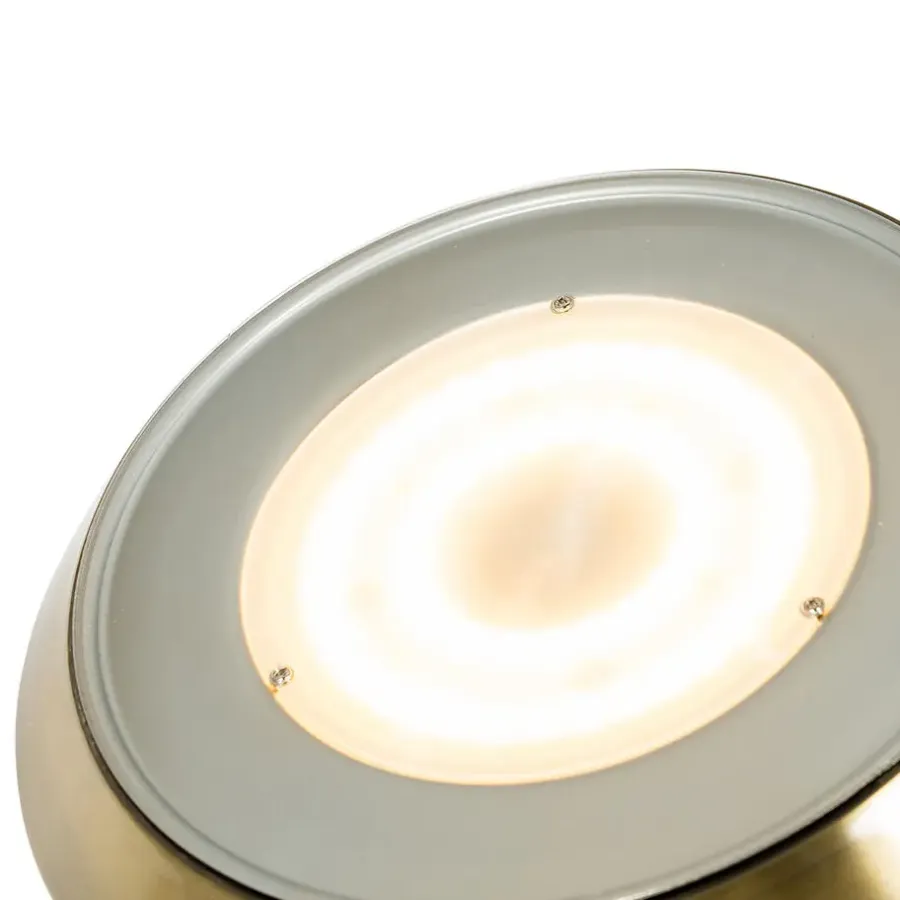 Staande Lampen-QAZQA vloerlampen fez bruin geïntegreerde led