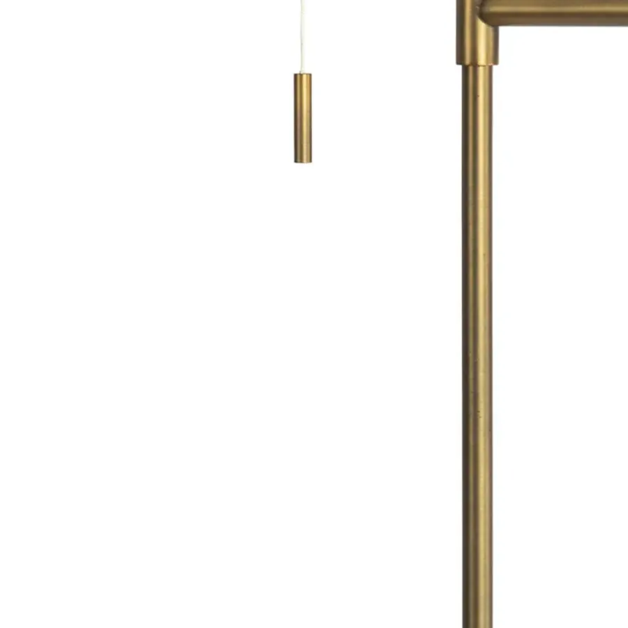 Staande Lampen-QAZQA vloerlampen ladas bruin e27