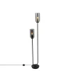 Staande Lampen-QAZQA vloerlampen laura grijs e27