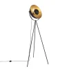 QAZQA vloerlampen magnax zwart e27