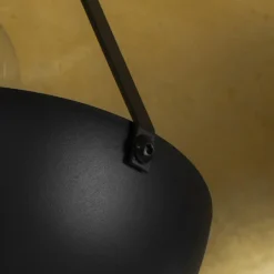QAZQA vloerlampen magnax zwart e27