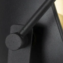 QAZQA vloerlampen magnax zwart e27